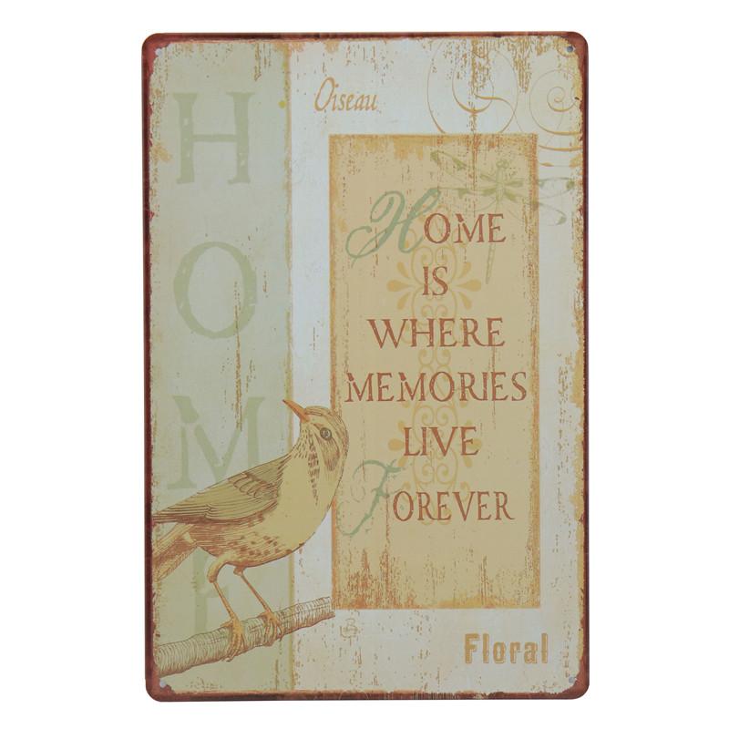 

Добро пожаловать в семью, милый дом, металлическая жестяная вывеска, буквенный железный плакат, цветочный дом, металлическая доска, настенный декор, сад, кафе, тарелка, железная живопись 20x30cm