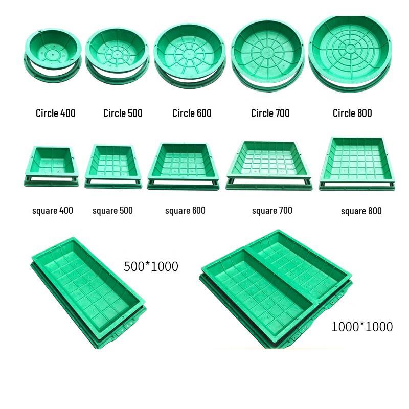 SMC Resin Invisible Planter Manhole Cover