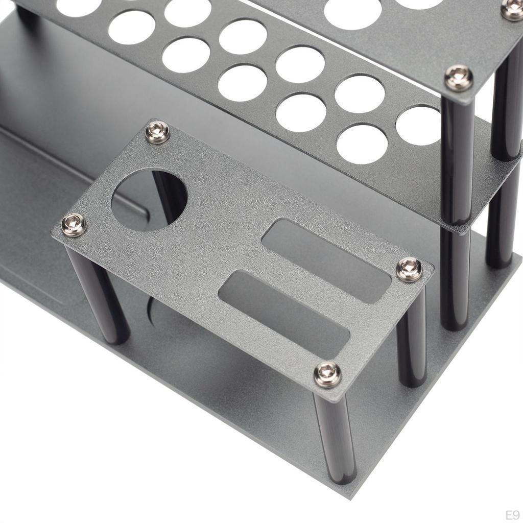 Compact Screwdriver Storage Solution with Built-in Tray