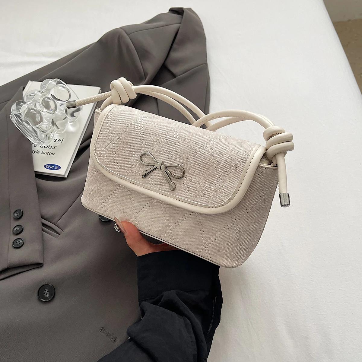 

Женские сумки через плечо, новые модные сумки с бантом, женские элегантные сумки из искусственной кожи для банкета и вечера