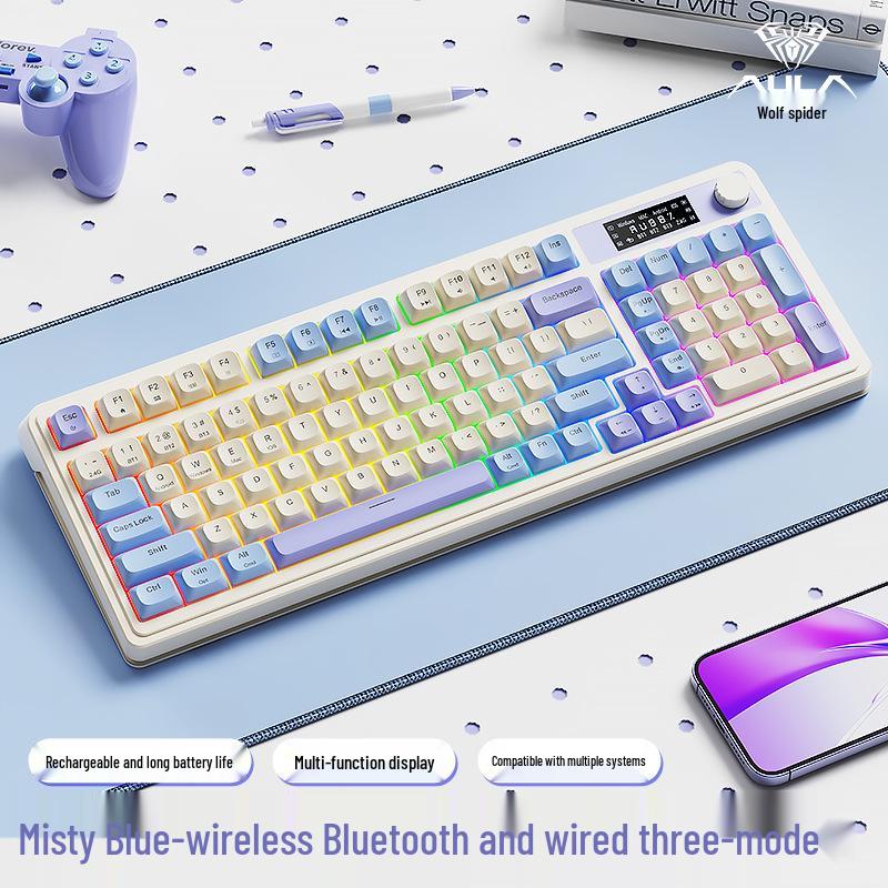Tarantula S99 Wireless Tri-Mode RGB Bluetooth Mechanical Keyboard for Gaming & Office.