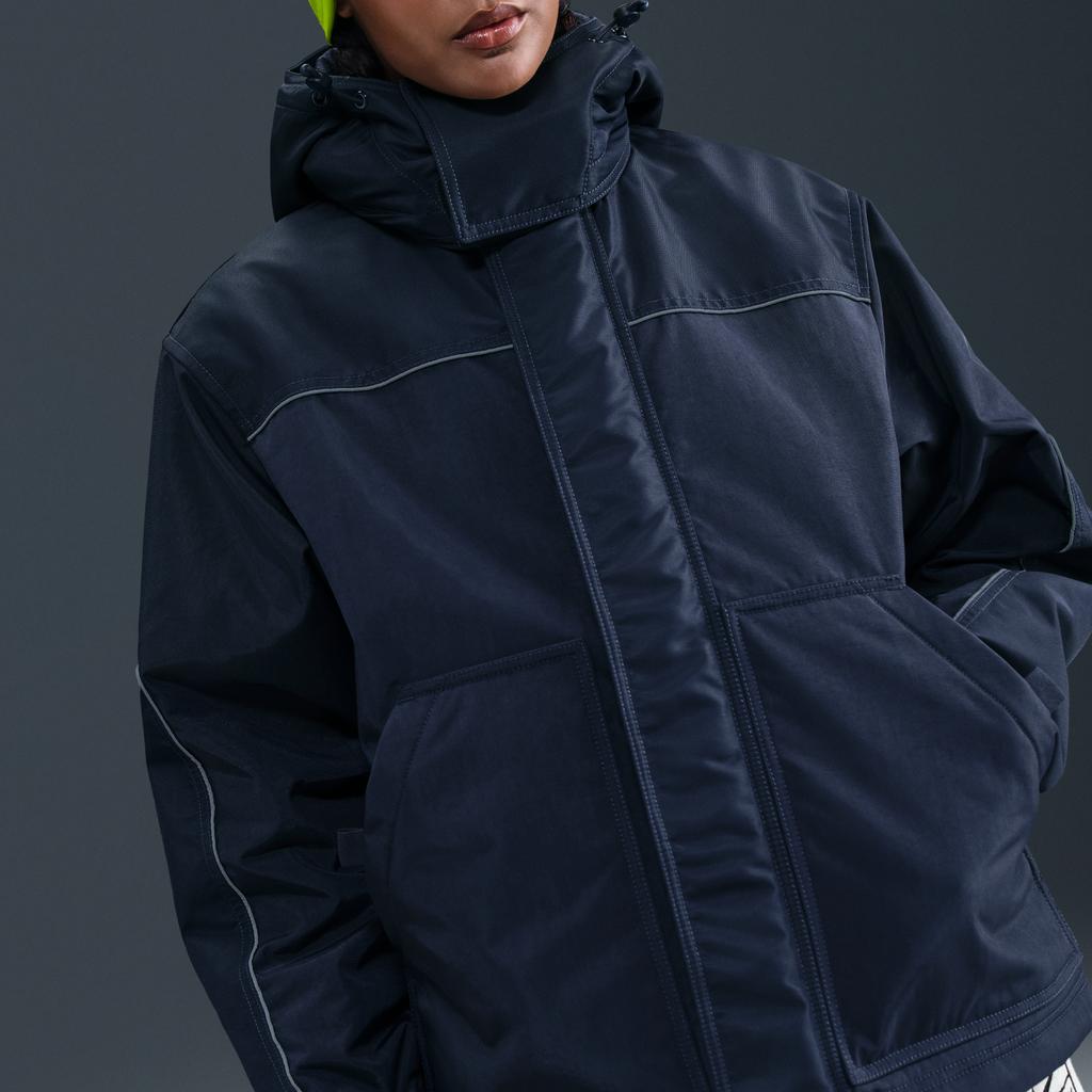 Nike X Stussy Collaboration Removable Hood Functional Minimalist Long Sleeve Jacket Unisex Jacket HQ8518-451