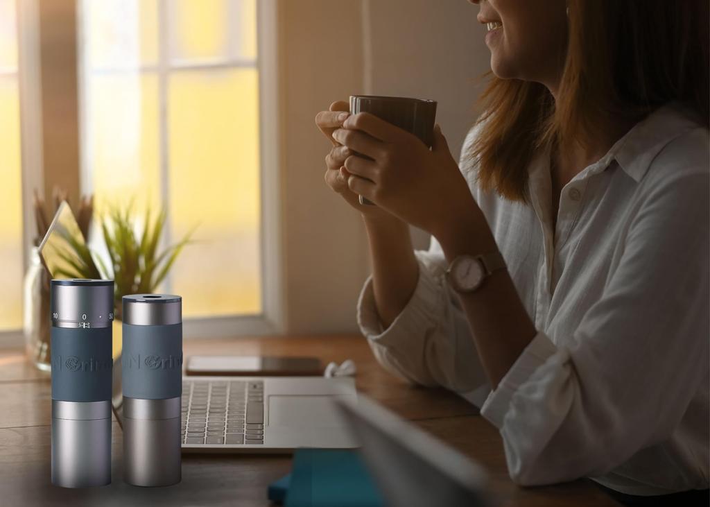 KINGrinder K2 Hand Coffee Grinder, 160-Level Internal Grinding Control, Conical Metal Blade for Uniform Grinding, 25g Capacity