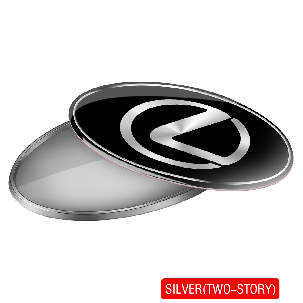 3D Car Aluminum Metal Logo Badge Body Fender Trunk Decoration Stickers For Lexus CT200h F sport ES LS IS GS LC RC GC RX UX NX LX