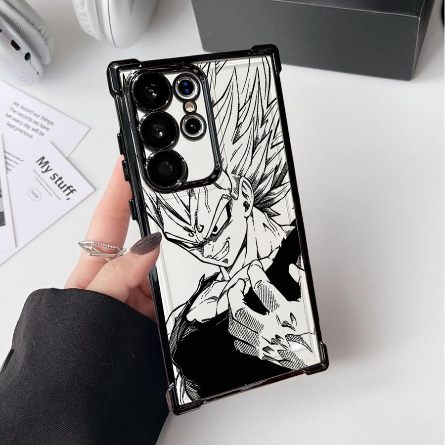 Dragon Ball Vegeta Phone Case for Samsung Galaxy S20 FE S25 Ultra S23ultra S24fe S24 S25 Plus S22 Ultra S21FE S23 Note 20 Ultra