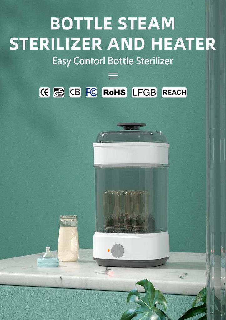 Whale Love 2-in-1 Baby Bottle Sterilizer & Dryer with Large Capacity