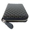 Inden Wallet Zipper Coin Purse 1012 Black Deerskin X Black Lacquer Petite Ring Length X Width 11cm X Thickness 2cm Round Zipper 4 Card Pockets