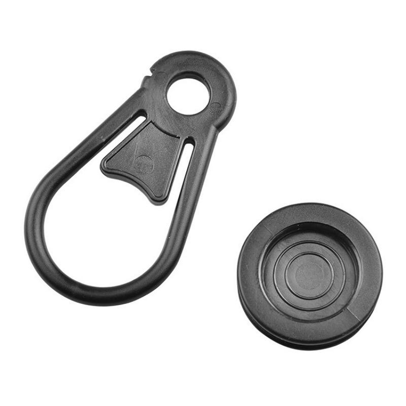 6pcs Outdoor Camping Mountaineering Tent Clip Awning Shade Pergola Fixed Clip Buckle Rope Plastic Clip Buckle Hiking Accessories