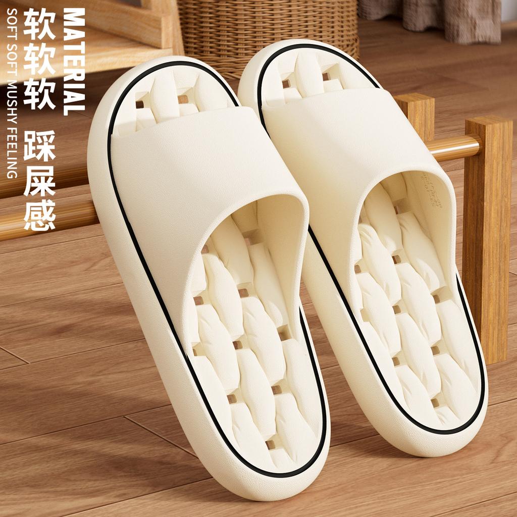 New eva bathroom bath special leaking slippers non-slip quick-drying silent home cool slippers