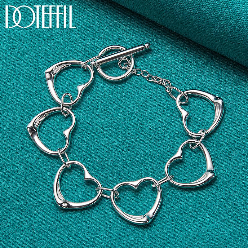 Love Bracelet Silver Beautiful Jewelry