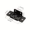 4PCS Metal Fixing Buckle Two in One Insert Furniture Laminate L Shaped 90 Degree Connector Bracket Hardware Easy Install Home