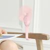 Mini Flexible Fan USB Charging Portable Desktop Bedside Universal Fan Blade Auto Stop(Pink )