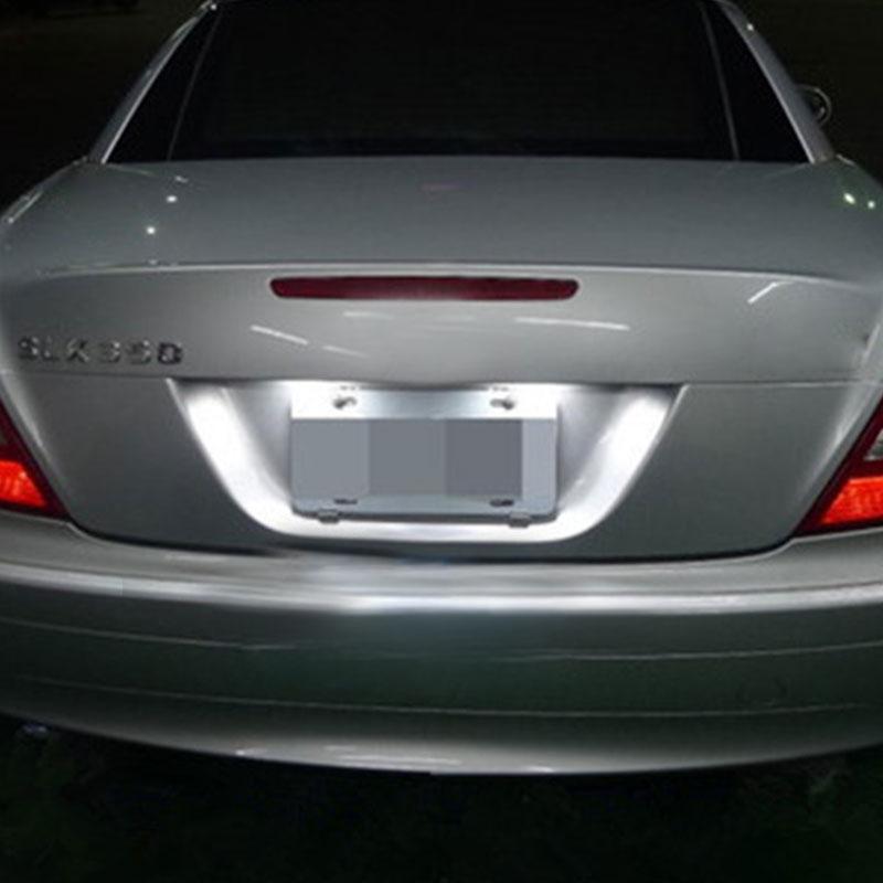 For Mercedes Benz C CLK Class W203 C209 W209 Canbus LED License Plate Lights Car Number Plate Lamps A2038200556, A2038200066