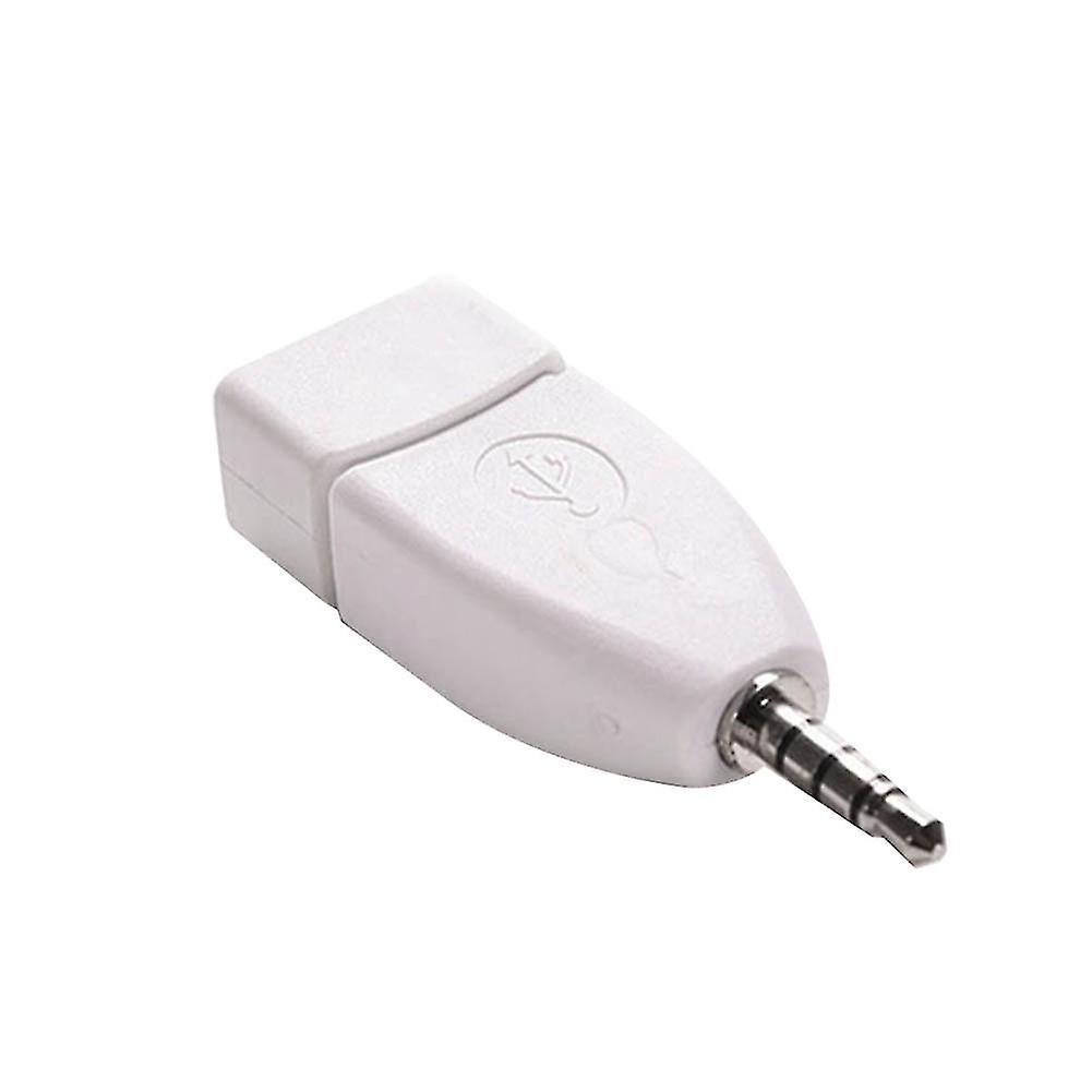 Converter Adapter USB 2.0 Female to 3.5mm Male Aux Audio Durable Car Plug Jack