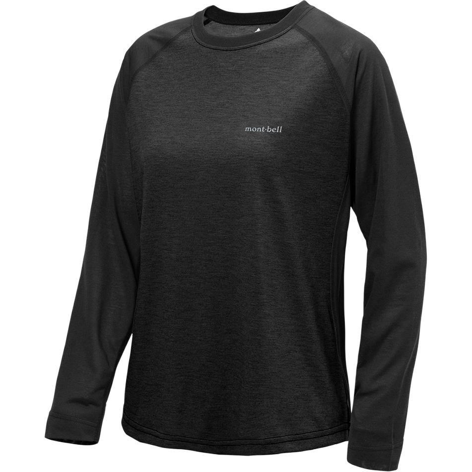 

MONTBELL Футболка с длинным рукавом с круглым вырезом Ralan Женская M чёрный