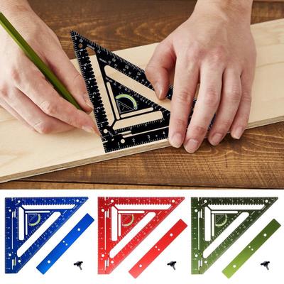 Innovativt takstolsvinkelverktyg Multifunktionella snickarvinklar Rätvinklig linjal Takstolsvinkel Träbearbetningsmätverktyg