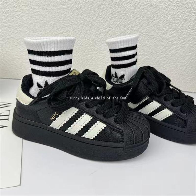 

Autumn Korean Kids Shell Head Casual Sneakers for Boys and Girls the inner length of size 30 is about 18.6cm