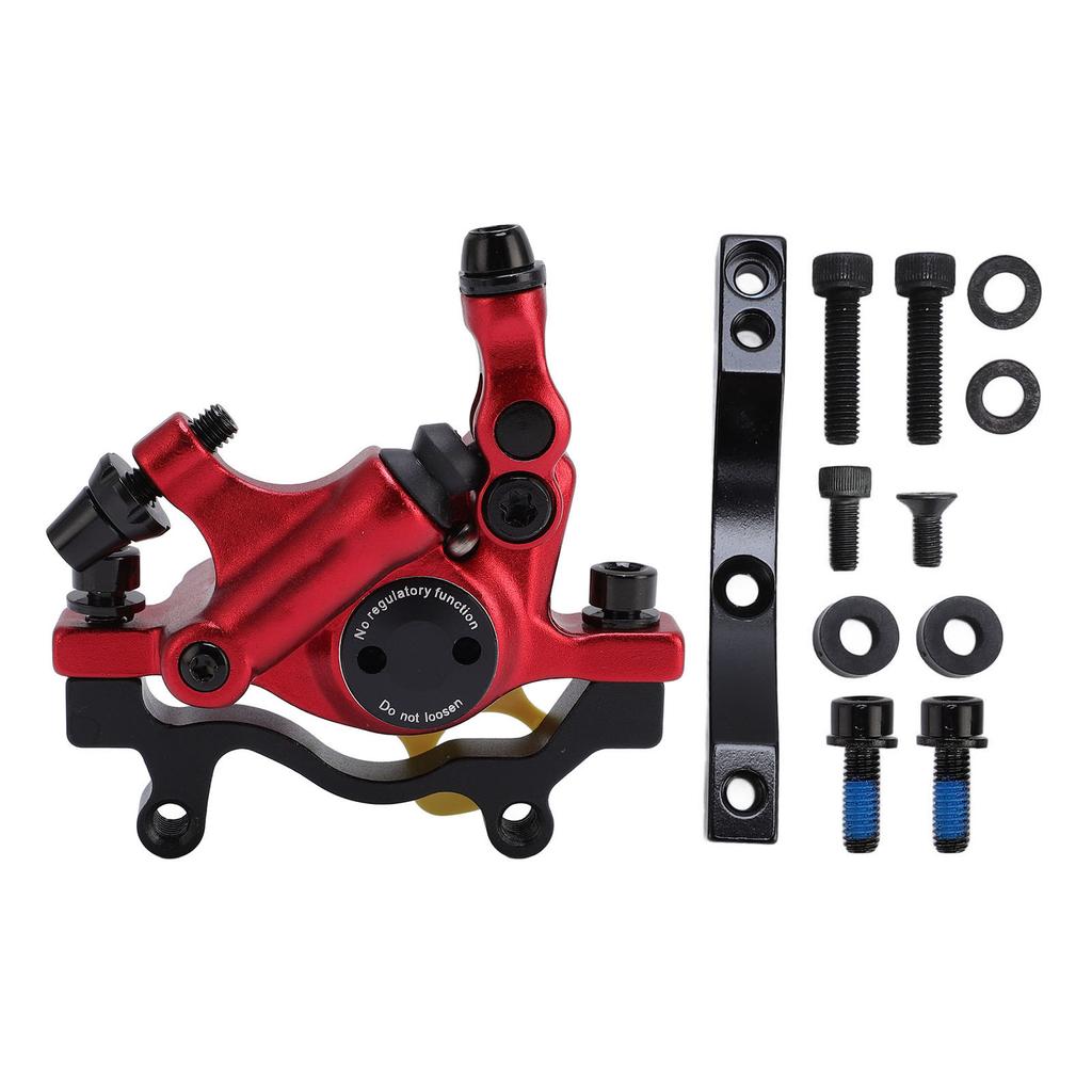 HB100 Hydraulic Disc Brake Caliper for M365 Pro Pro2 Electric Scooter Disc Brake Caliper with Adapter Red