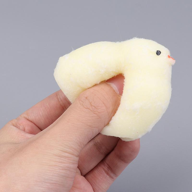 1Pc Silicone Hen Chicks Adult Kids Birthday Gift Toy Handmade Squishy Plush Simulation Yellow Chicken Squeezing Pinching Toys