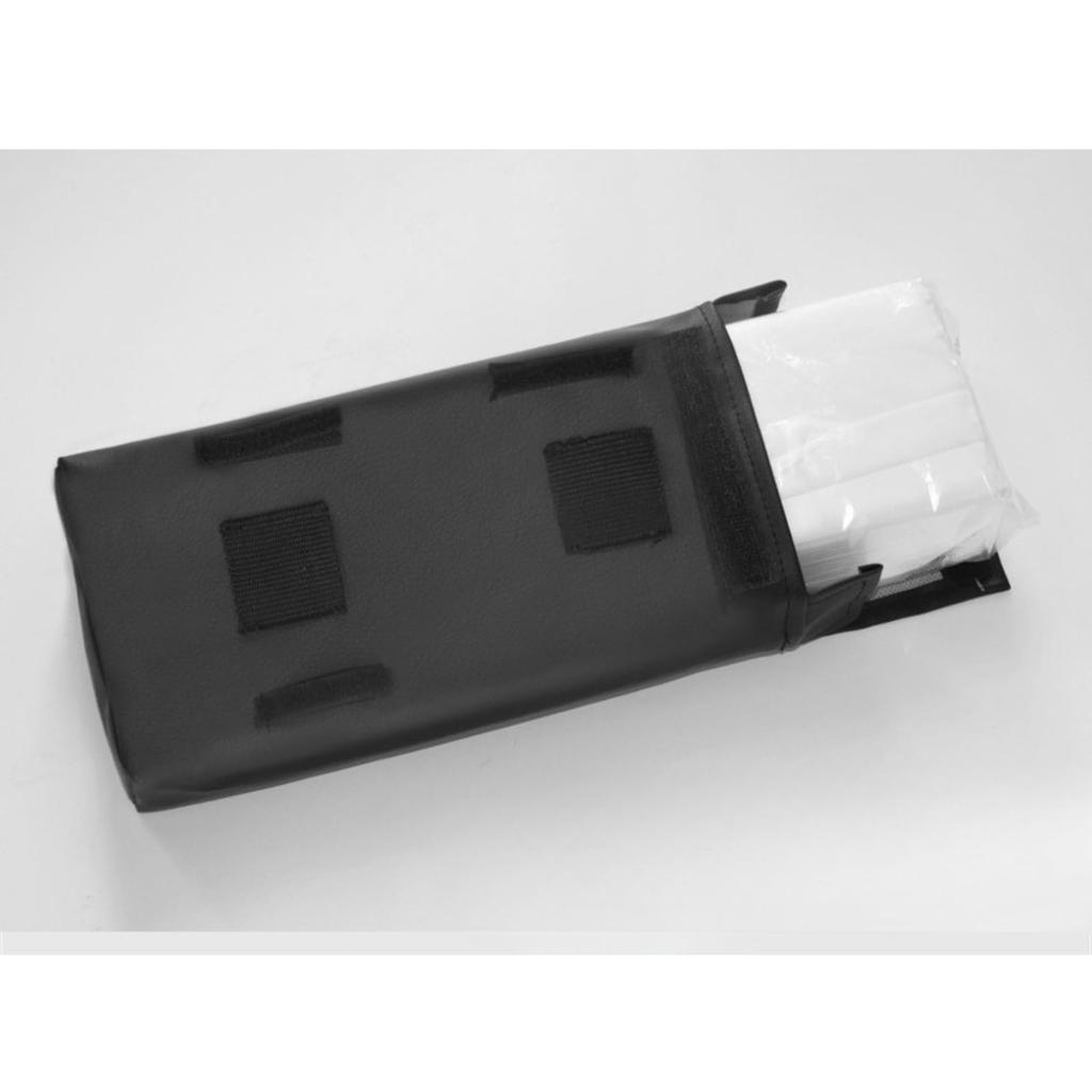 Tissue Case Car Holder Hanging Sun Visor Rear Seat Car Accessories Jimny Hiace Alphard PU Leather Stylish Armrest Space-Saving (Black) [Item]