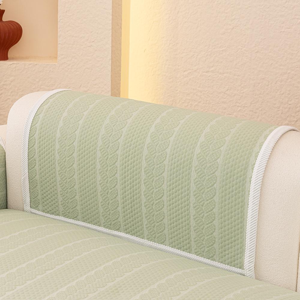 Cool Doudou Ice Silk Sofa Cushion Summer Mat Cushion New Non-Slip Summer Sofa Cover Cover Cool Cover