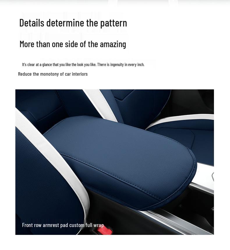 Fourth Generation Emgrand Universal Leather Car Seat Cover - Full Wrap, Four Seasons