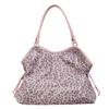 Fashi Y2K Neue Leopardenmuster-Punkte-Muster Große Kapazität Einzelne Schultertasche Niedliche Kordelzug-Schnalle Tragetasche für Damen