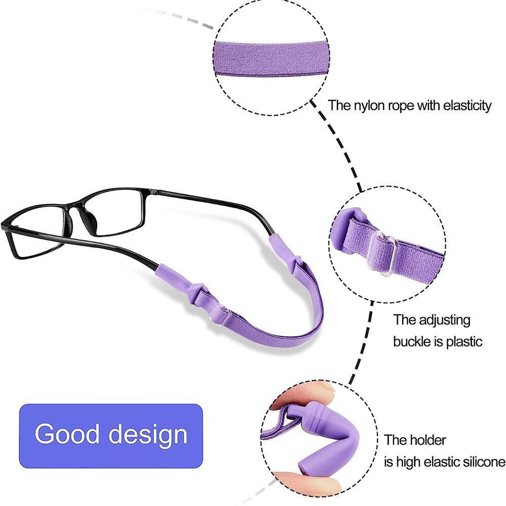 3pcs Durable Elastic Toddler Eyeglasses Band Glasses Straps Kids-Eyewear Retainers Sport Glasses