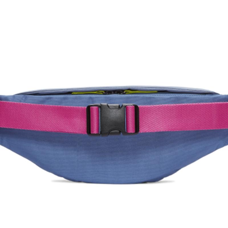 Nike Heritage Polyester Fanny Pack Regular Unisex Blue Casual BA5750-420