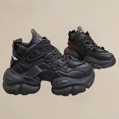 Daddy Shoes Moteriški odiniai pavasariniai nauji universalūs storapadžiai aukštinami laisvalaikio sportiniai batai moteriški šokių batai