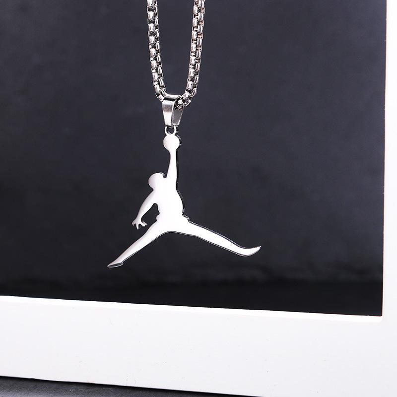 Men's Titanium Steel Hip Hop Pendant Necklace - Trendy, Non-fading Street Style