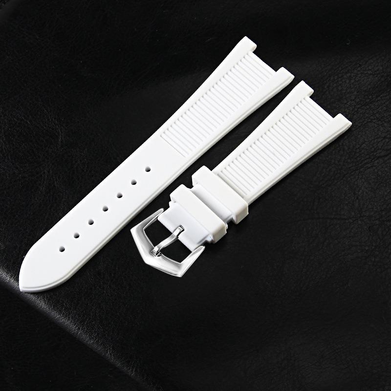 High Quality Silicone Rubber Watchband For Patek Philippe Nautilus Series 5711 5712 5980 Waterproof Watch Strap Bracelet Male