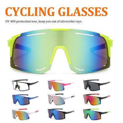 Occhiali da Sole Sportivi Polarizzati Uomo Donna Anti-UV Outdoor Sport Occhiali da Sole Lenti Multicolor Occhiali Antivento per Ciclismo su Strada MTB