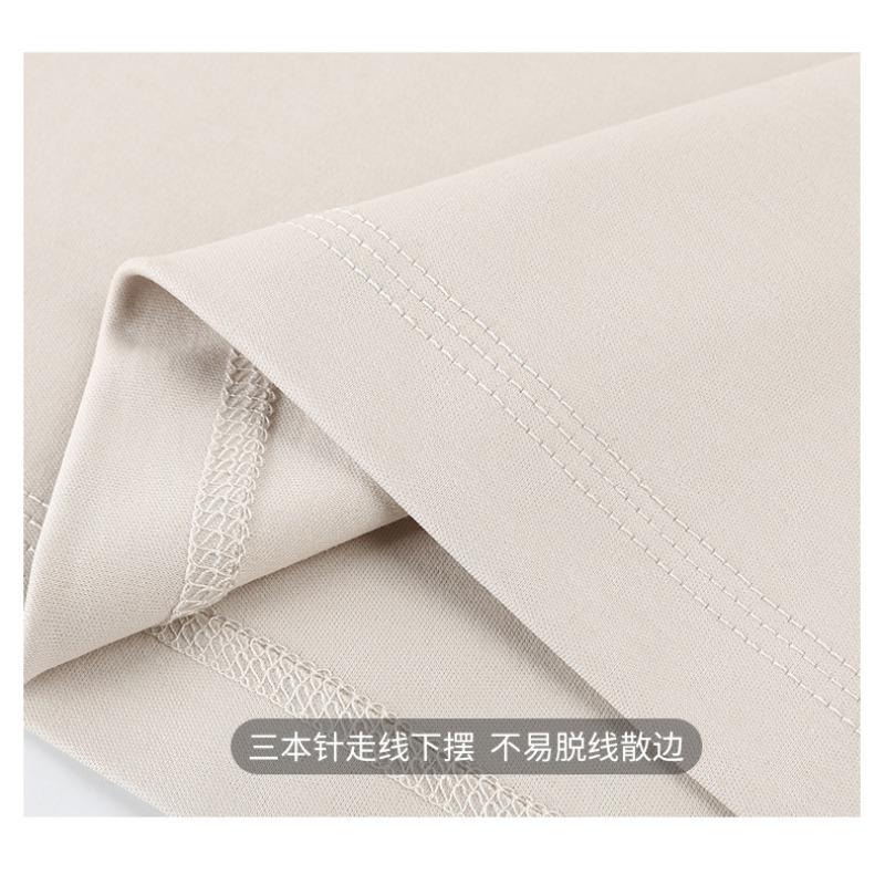 Men's Premium Cotton Crew Neck T-Shirt - Smooth Water-Light Finish Casual Short Sleeve Top