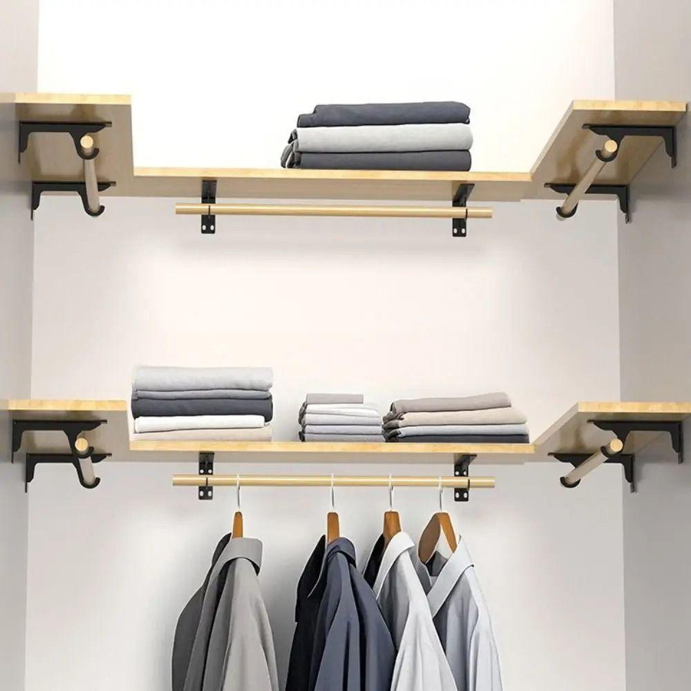 2 Piece Set Durable Metal Metal Brackets Heavy Duty Load-Bearing Supports Industrial Use