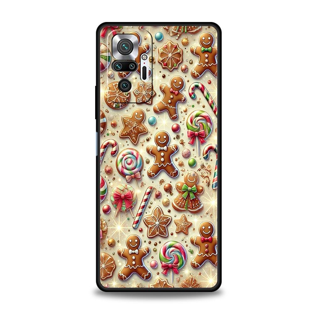 

New Year Christmas Phone Case Cover for Redmi 14C 10C Note 15 14 13 12 10 11 K40 Pro Plus 5G Soft TPU Shockproof Shell Funda Bag Redmi Note 11