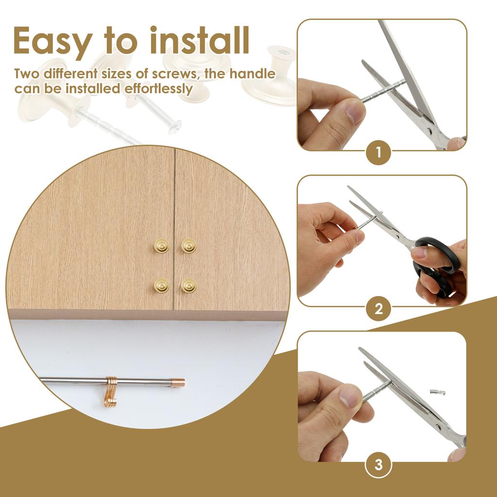 22Pcs Cabinet Knobs Vintage Furniture Knobs Drawer Knobs Zinc Alloy Hardware Knobs for Cupboards, Dressers and Wardrobe/Wardrobe