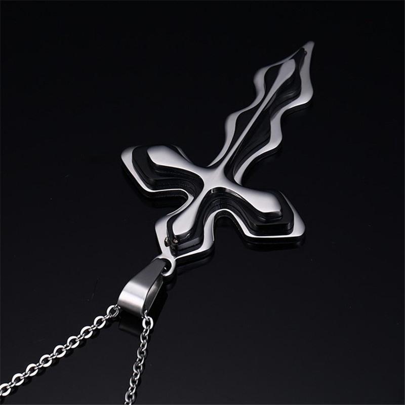 Chain Cross Pendant Unisex's Necklace Crucifix Stainless steel