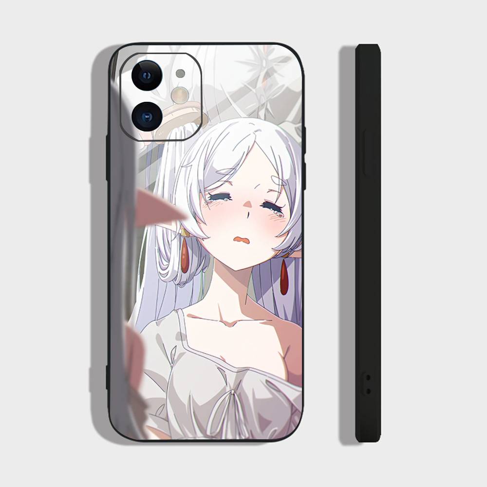 Frieren Animation F-Frieren Beyond Journeys End Phone Case For IPhone 17 Air 16 15 14 13 Pro Max 11 12 Black Silicone Cover