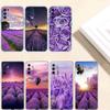 IK42 Lavendel Lila Blume Transparente Handyhülle für Motorola Moto G7 G8 G9 G84 G85 G73 G24 G15 Z2 Play Power Plus