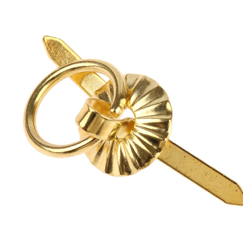 4 Stück 1/12 Beschläge Goldene Metallgriffe Zieht Spielzeug Puppenhaus Miniaturmöbel