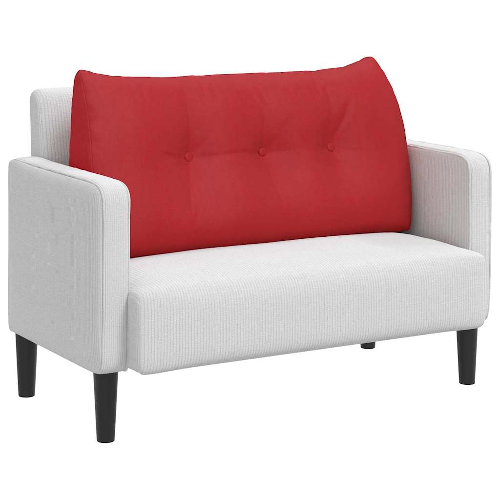 Back Cushion Red 100 x 24 x 50 cm Fabric