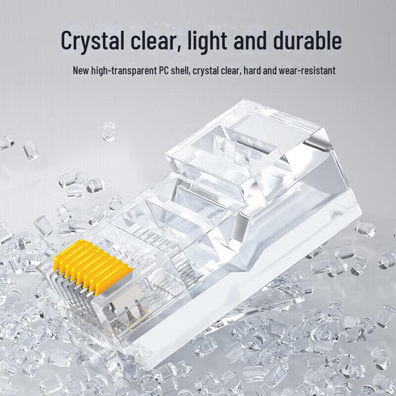 Shanze Category 5e Gigabit RJ45 Network Crystal Head 8P8C 