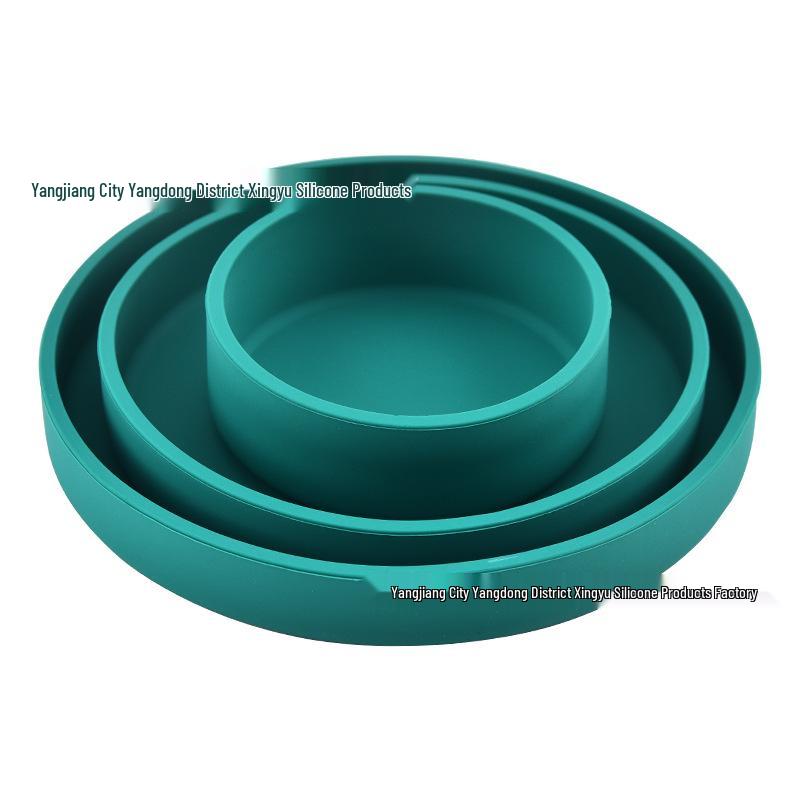 Hot-Selling Food-Grade Silicone Kids Tableware Set: Baby Bowls & Thick Snack Plates, Boilable.
