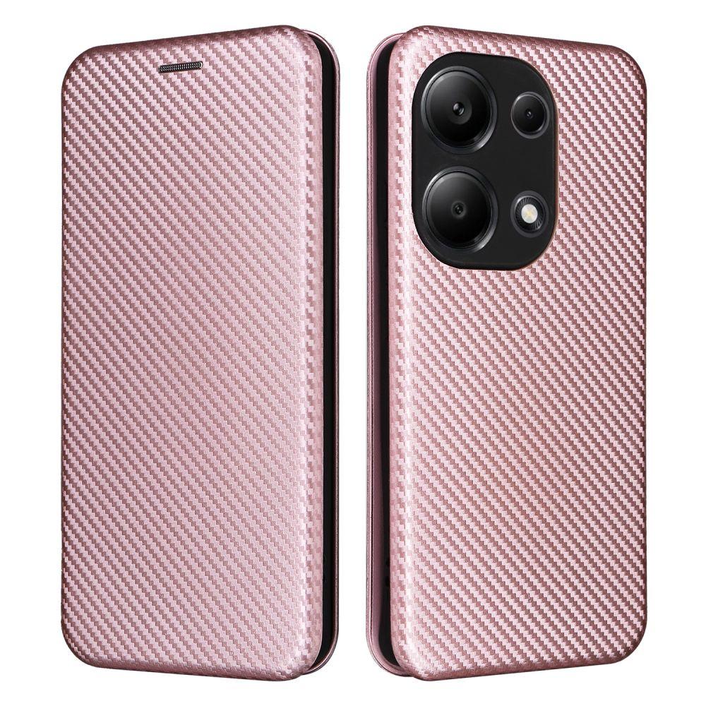 Carbon Fibre Flip Cover Leather Wallet Book Case For OPPO Reno 12 Pro 11 10 9 8 7 6 5 Magnetic Close Coque