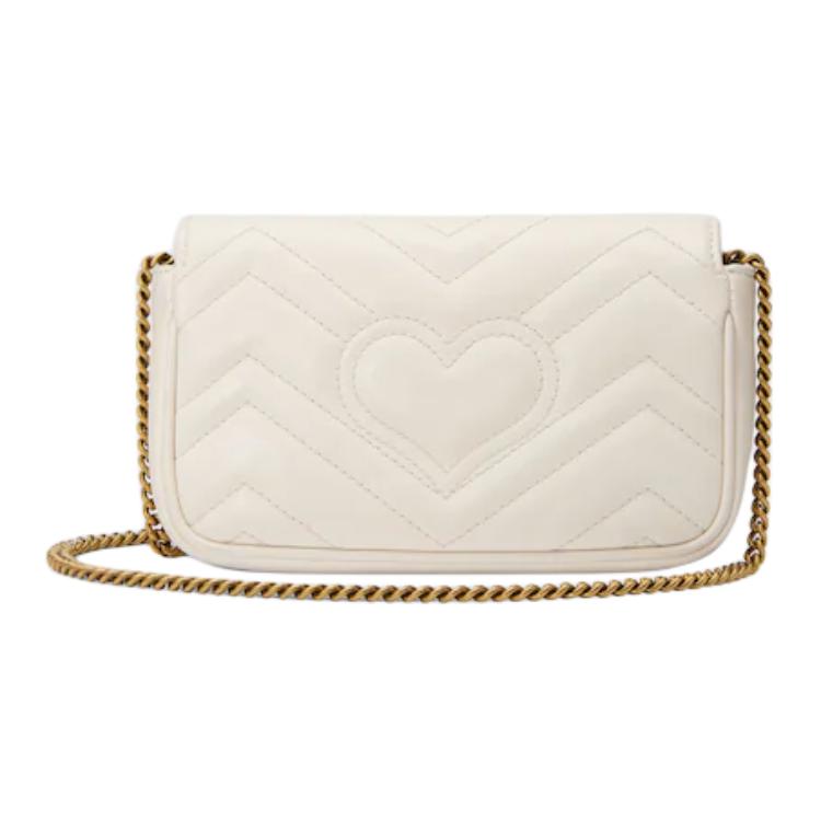 Gucci Item Supermini With Mystic White/M.White Women Bags 476433-DTDCT-9022