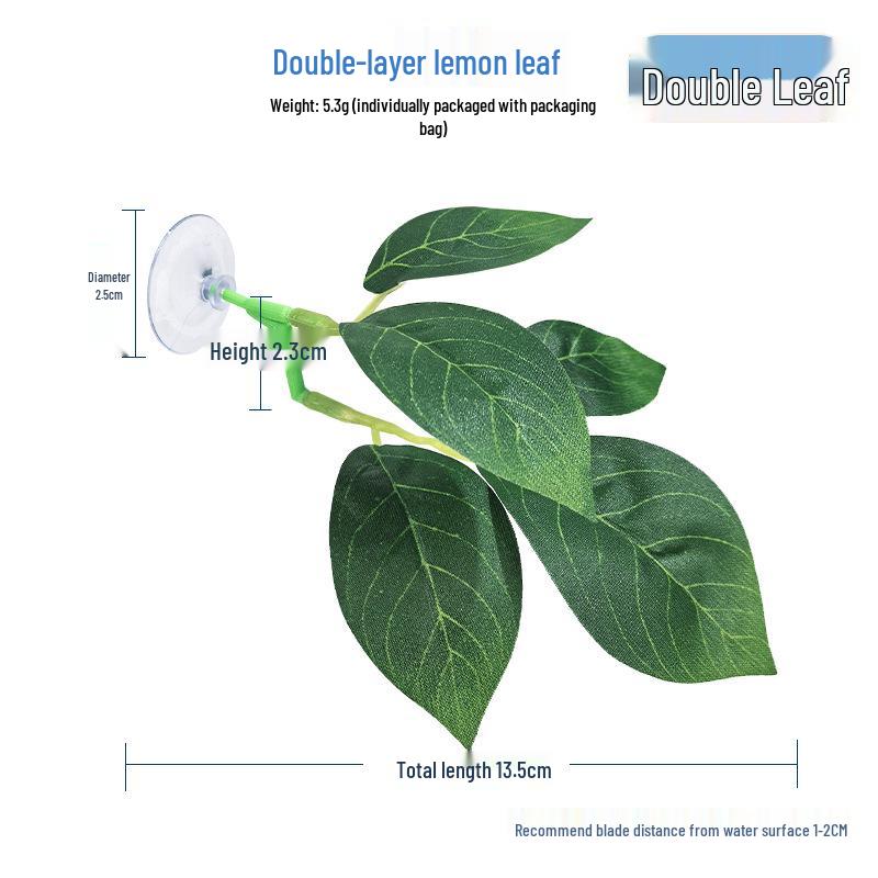 Lotus Leaf Resting Bed for Fish Tanks - Simulated Aquatic Plant Decor