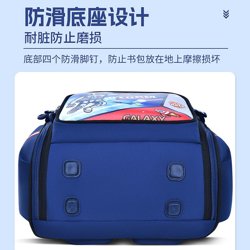 New Primary School Schoolbag Integrated Open Space Bag Children's Cartoon Bag Boys and Girls Backpack