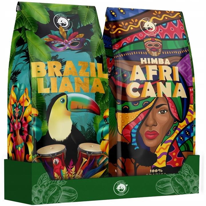 Super Merchant Koffiebonen 1Kg X2 Vers Gebrande 100% Arabica Blue Orca Coffee + Gratis