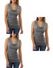 Gothic Style Womens T Shirt With Splicing Design For Streetwear And Casual Wear
